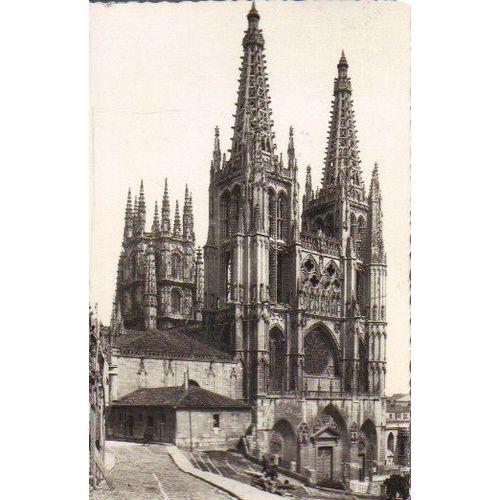 Carte Postale Ancienne Timbrée De Burgos, Espagne °°°