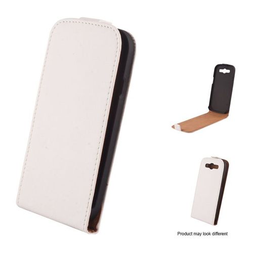 Etui Flip Slim Aimant Pour Samsung Galaxy S5 Mini Sm-G800 - Blanc
