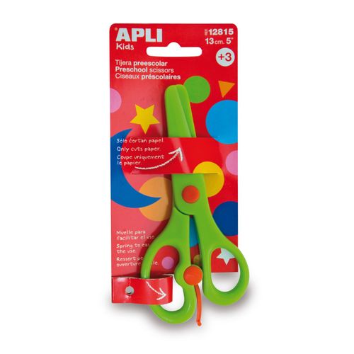 Paire De Ciseaux Pré-Scolaire - Lame Plastique - 13 Cm - Apli Agipa