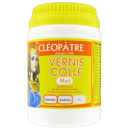 Vernis Colle Mat - 250 G - Cléopâtre
