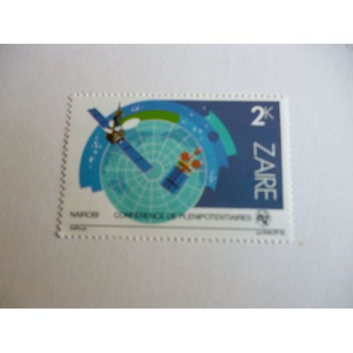 Timbre " Zaïre :Conférence Des Plénipotentiaires 1983".