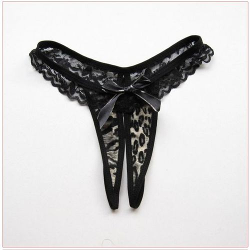 String Ouvert Panty Sexy Leopard Femme Erotique Thong Hot Underwear
