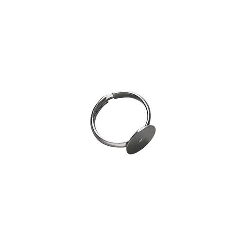 Bague À Décorer Avec Rondelle - Ø 12 Mm - Argenté - Rayher
