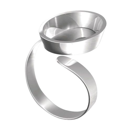 Bague Fimo Avec Cuve Ovale - Fimo