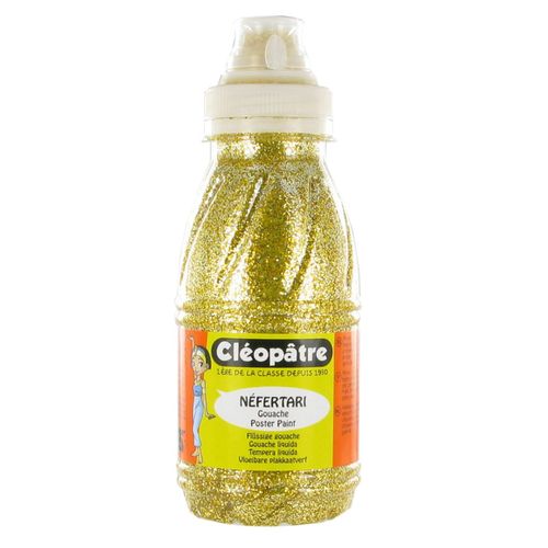 Gouache Pailletée 250 Ml Jaune D'or - Cléopâtre