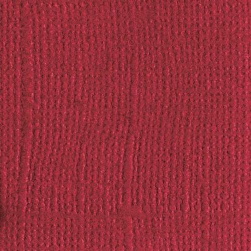 Papier Texture Toile - Bazzill Red -30,5x30,5cm - Bazzil Basics Paper