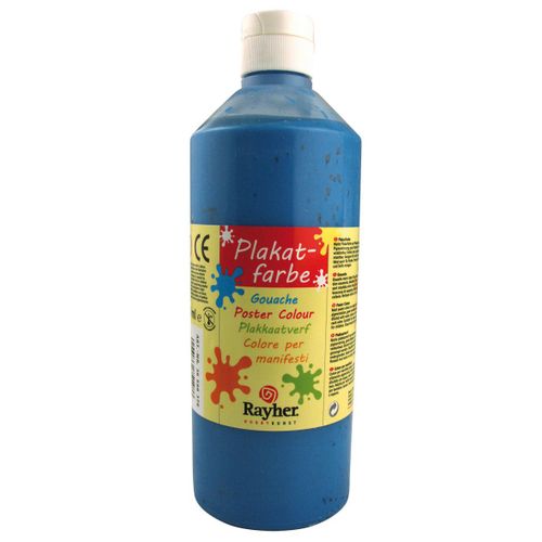 Peinture Gouache - Bleu Royal - 500 Ml - Rayher