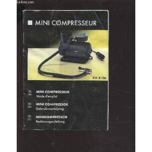 Mini Compresseur Kh 4106 - Mode D'emploi.