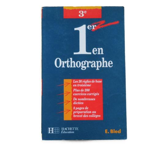 1er En Orthographe