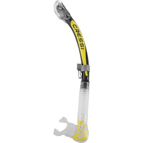 Cressi Sub S.P.A. Alpha Ultra Dry Tuba Noir/Jaune