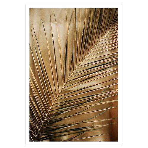 Affiche deco golden palm sans cadre 30x45cm