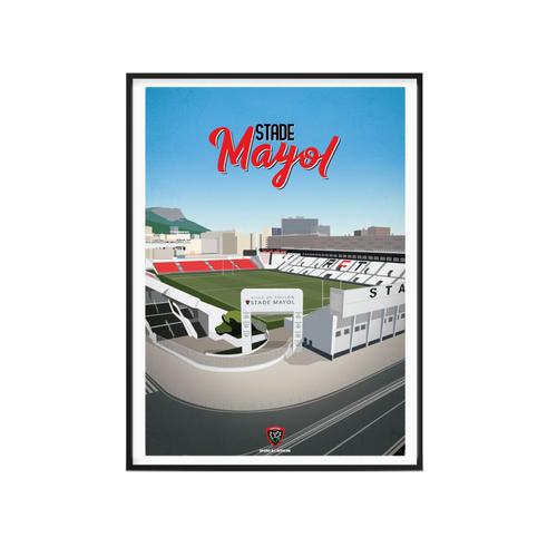 Affiche Rugby RC Toulon - Stade Mayol 30 x 40 cm