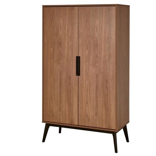Armoire 2 Portes Effet Bois