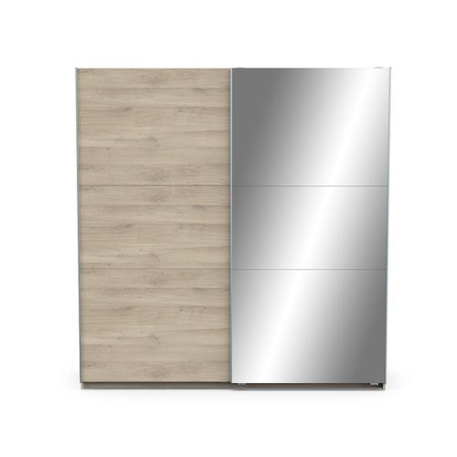 Armoire 2 Portes Coulissantes Et Miroir - L194,5 Cm