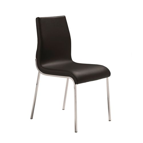 Chaise En Cro¿Te De Cuir Et Acier Chrom¿