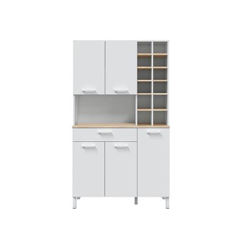 Buffet 5 Portes, 1 Tiroir - H186 X L108 Cm