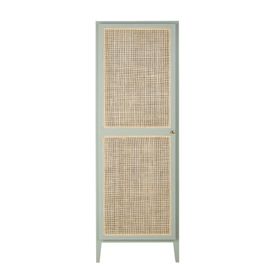 Armoire Bonneti¿Re Verte Et Cannage En Rotin