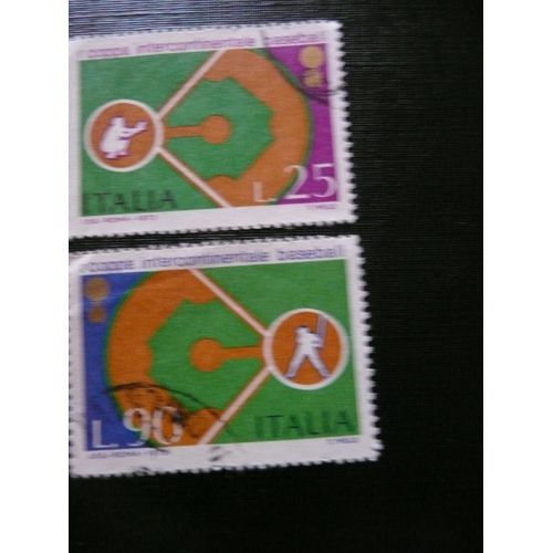 2 Timbres Italie N°1144/1145