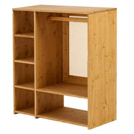 Armoire Montessori en bois de couleur marron clair
