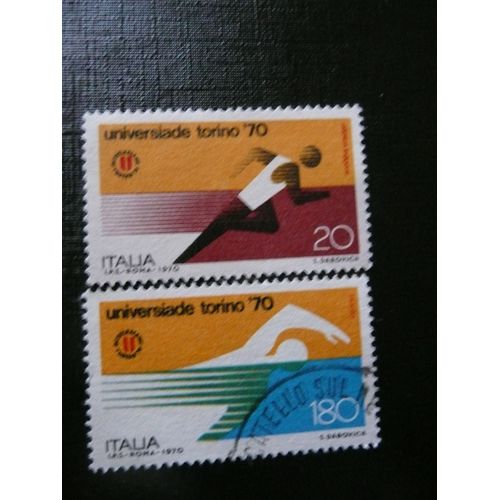 2 Timbres Italie N°1050/1051