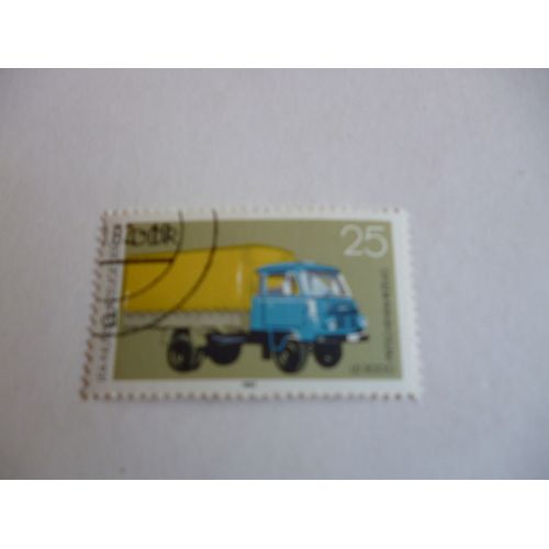 Timbre "Allemagne De L'est 1982: Ld 3000:Camion Bâché".