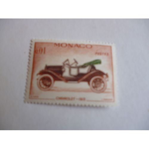 Timbre "Monaco :Chevrolet 1912".