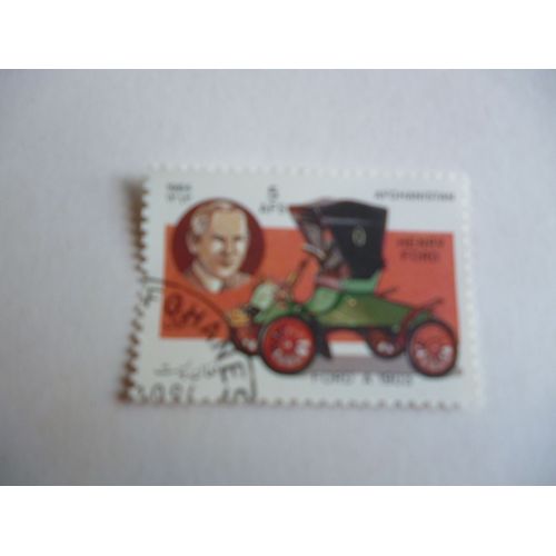 Timbre "Afghanistan 1984 : Henry Ford:Ford A 1903".