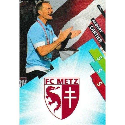 Carte Panini Foot Adrenalyn 2014 / 2015 Albert Cartier Metz