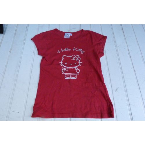 T-Shirt Hello Kitty 10 Ans Rouge