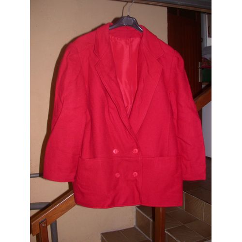 Veste Rouge Pure Laine 44/46