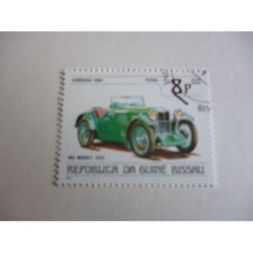 Timbre "Guinée Bissau 1984:  Mg Midget 1932".