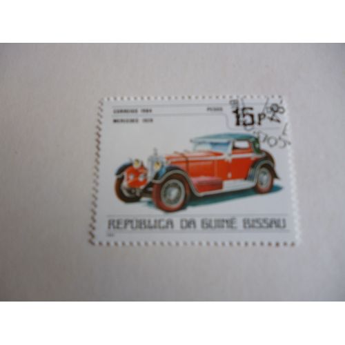Timbre "Guinée Bissau 1984: Mercedes 1928".