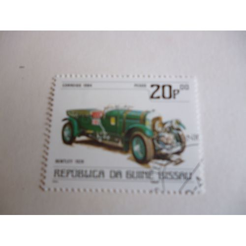 Timbre "Guinée Bissau 1984: Bentley 1928".