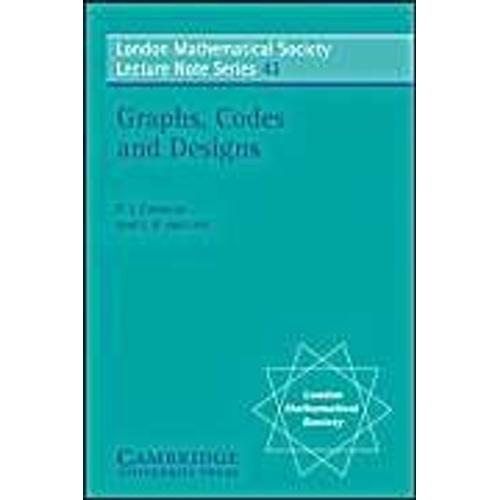 Graphs, Codes And Designs