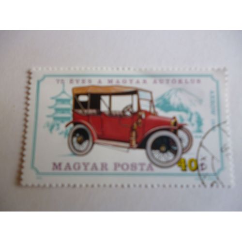 Timbre "Magyar Posta :75 Ans De L'automobile Club :Arrow 1925".