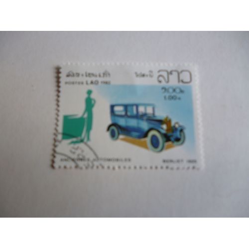 Timbre "Laos 1982 :Anciennes Automobiles:Berliet 1925".
