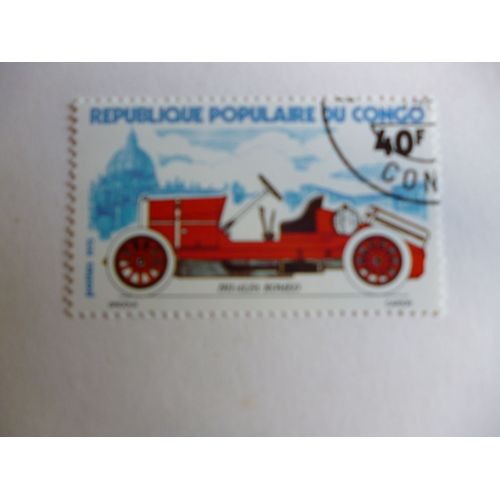 Timbre "Congo 1975: Alfa Romeo 1911".