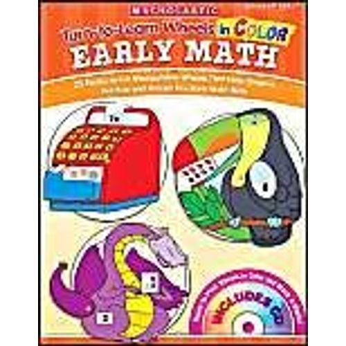Turn-To-Learn Wheels In Color: Early Math: 25 Ready-To-Go Manipulative Wheels That Help Children Practice And Master Key Early Math Skills