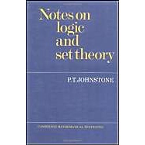 Notes On Logic And Set Theory