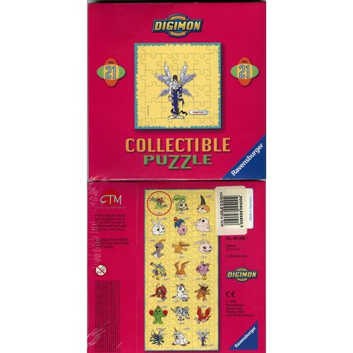 Puzzle Collectible Ravensburger Digimon "Gomamon" N° 14 - Taille Du Puzzle 12x12cm - Dans Sa Boite D'origine