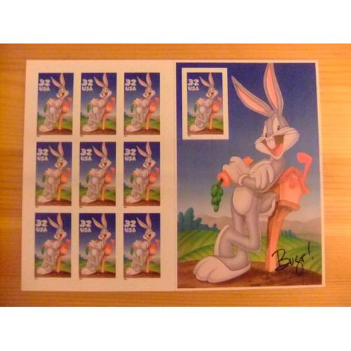 Timbres - Etats-Unis D´Amerique 1997 Bugs Bunny Emis En Carnet - Looney Tunes´ Yvert Nº C 2605 ** Mnh