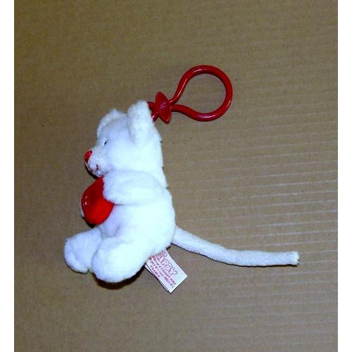 Peluche souris blanche Gipsy