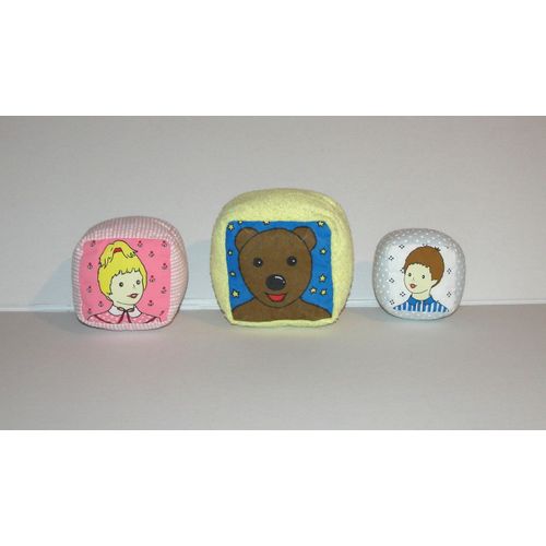 Bonne Nuit Les Petits Peluche Cube Hochet Vintage Nounours Nicolas Et Pimprenelle