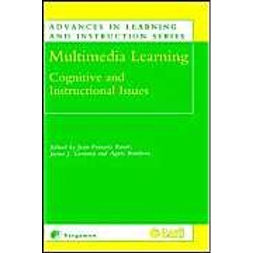 Multimedia Learning: Cognitive And Instructional Issues