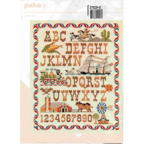 Kit De Broderie Point Compté Western Country