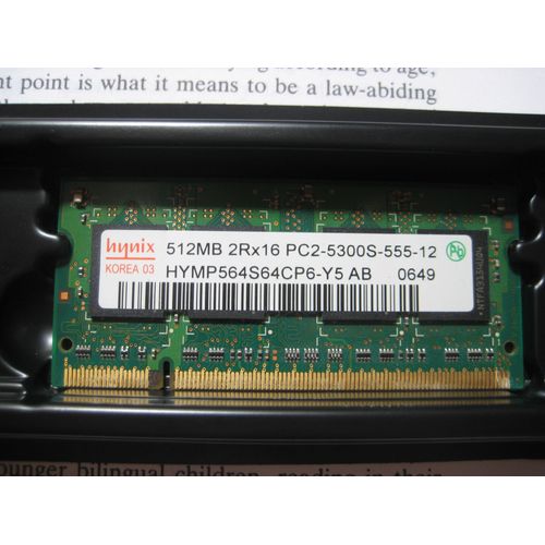 Carte mémoire Vive RAM 1Go pour ordinateur portable Hynix