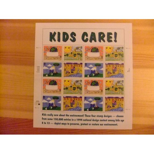 Timbres - Etats-Unis D¿Amerique 1995 - Journée De La Terre - Kids Care - Yvert Nº 2328 / 2331 ** Mnh