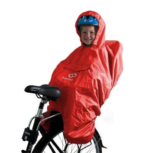 Hamax Protection Pluie Poncho Mixte Enfant Rouge Taille Unique