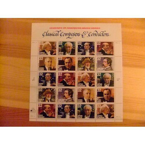 Timbres - Etats-Unis D´Amerique 1997 -Légendes De La Musique (Chefs D´Orchestre Et Compositeurs) - Legends Of American Music Series (Classical Composers & Conductors  - Yvert Nº 2655 / 2662 ** Mnh