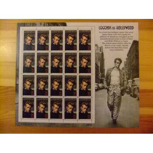 Legendes De Hollywood- James Dean (1931-1955 ) - Legends Of Hollywood ( James Dean ) - Yvert Nº 2522 ** Mnh